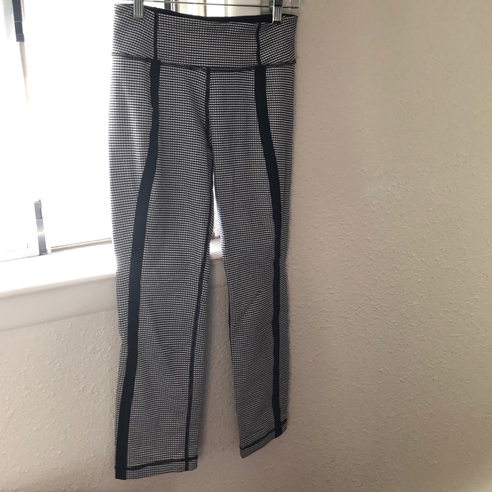 💛 RARE Lululemon gingham check legging
